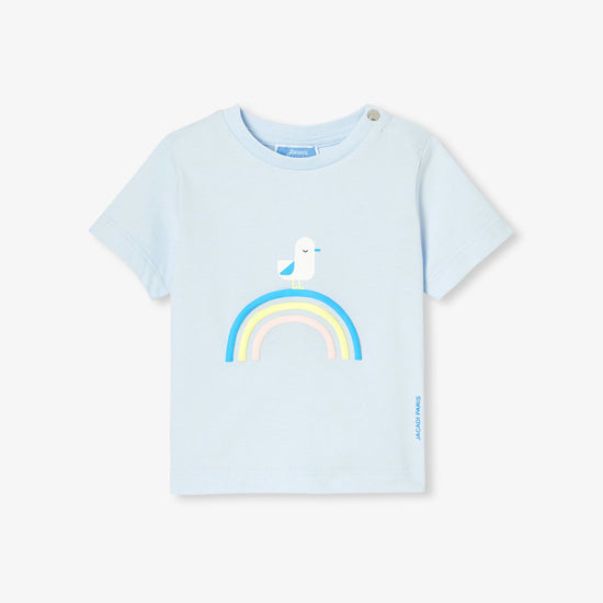 プリント入り半袖Tシャツ