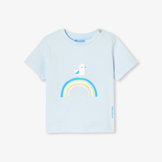 プリント入り半袖Tシャツ