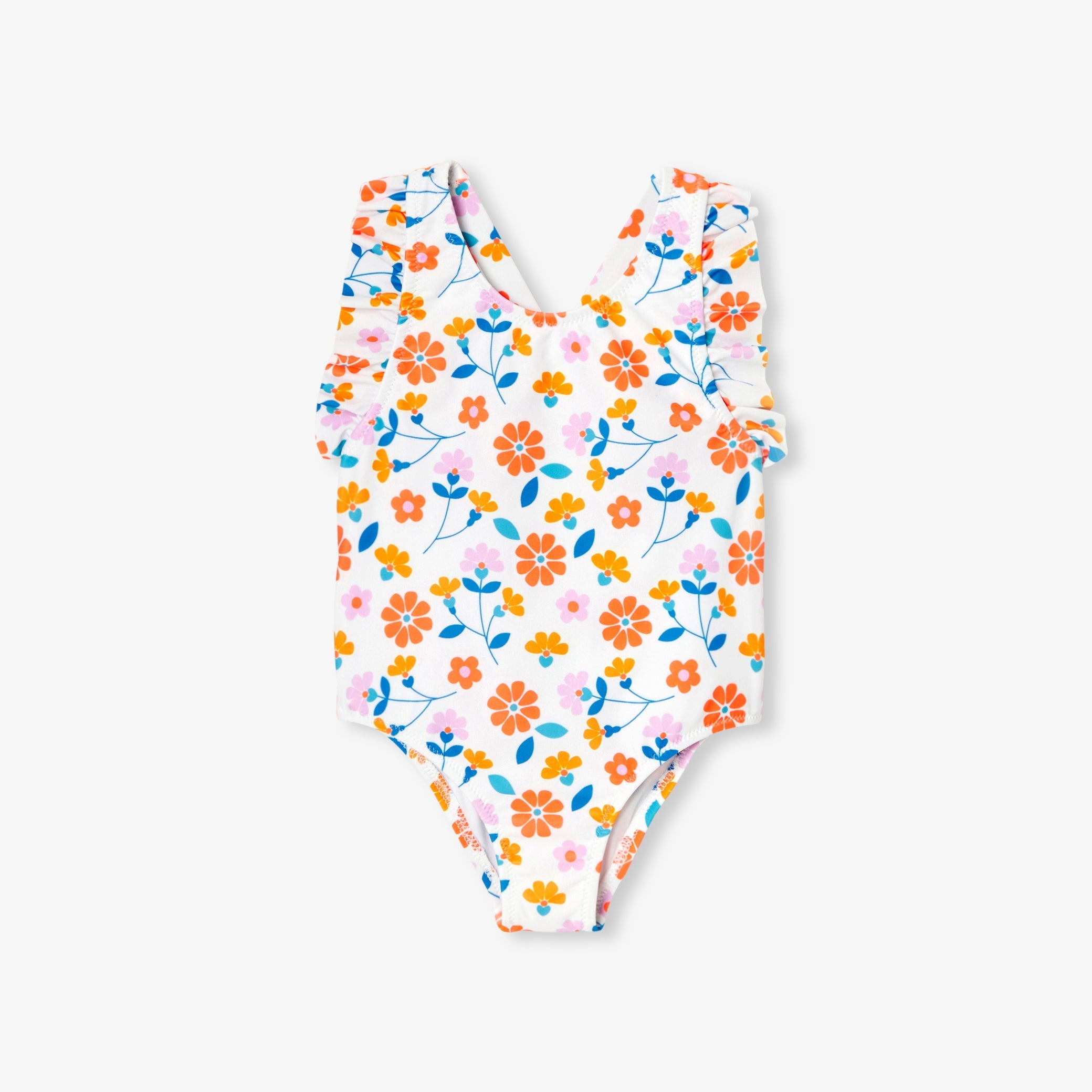 JACADI(ジャカディ) オレンジ系ストライプヨット柄水着 8-12歳 水着 | Jacadi Paris＜ジャカディ＞日本公式オンラインストア
