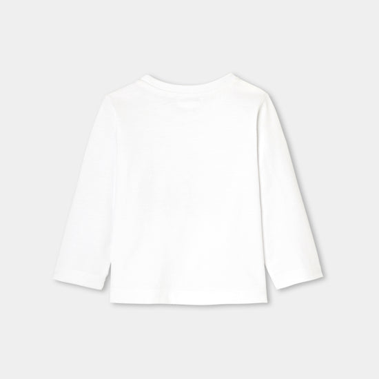 モチーフ入り長袖Tシャツ