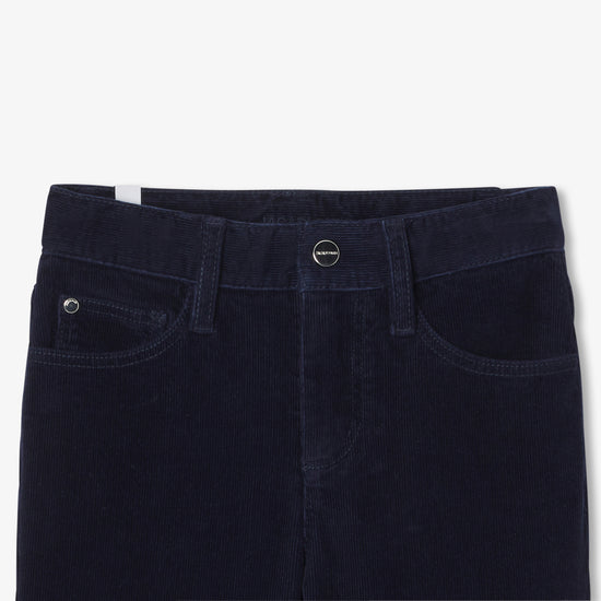 ベロア調ストレートカットパンツ