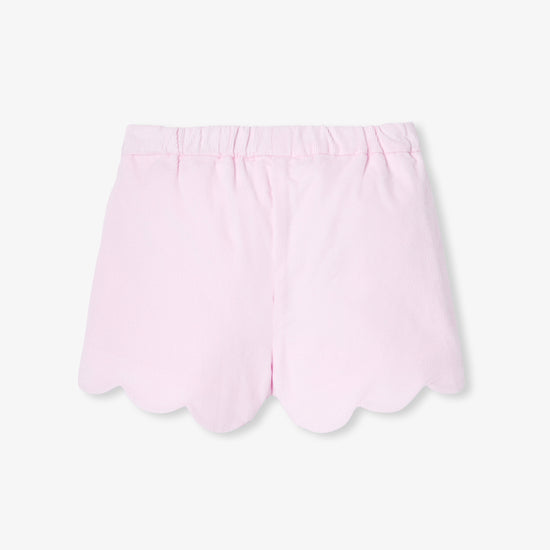 ベロア調生地ショートパンツ