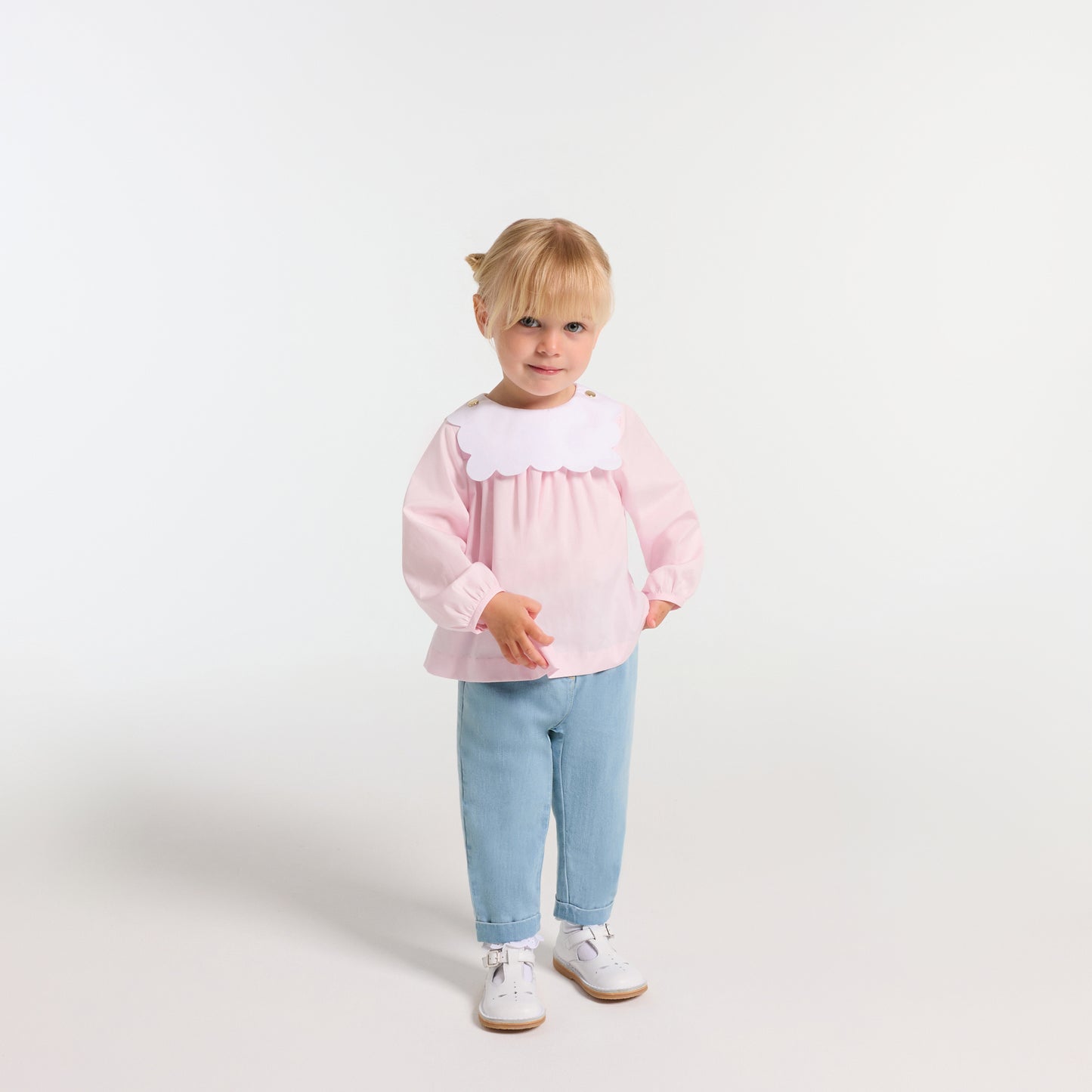 ジャカディ フリル付きショートパンツ/familiar Tシャツ/ズボンとトップ 000000015045-01-m.jpg?t=