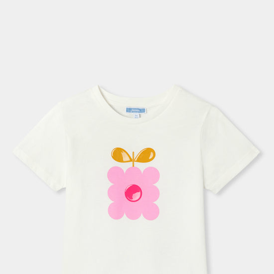 フラワーモチーフTシャツ