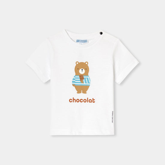 テディベアプリントTシャツ