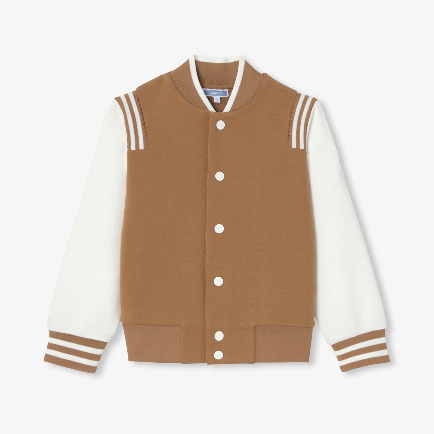 刺しゅうバッジ付きテディジャケット