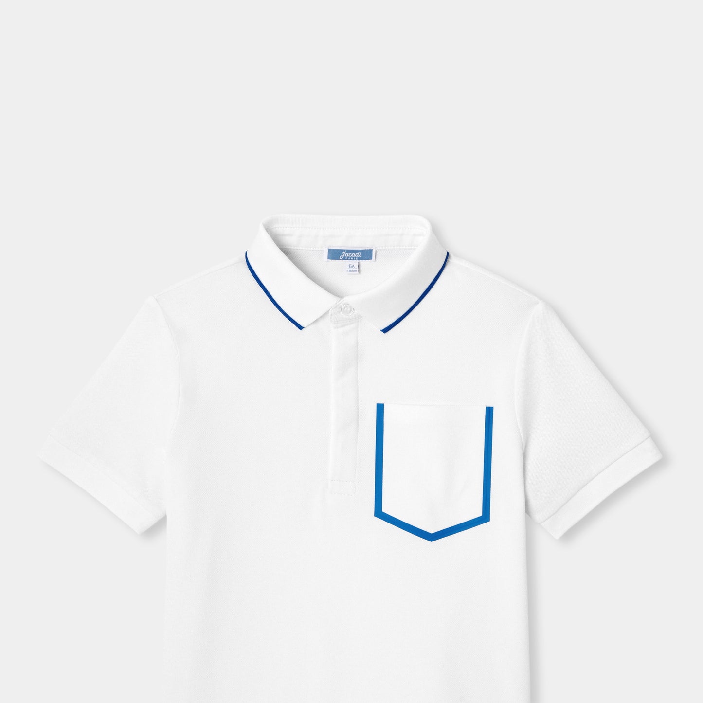 パッチポケット付きポロシャツ