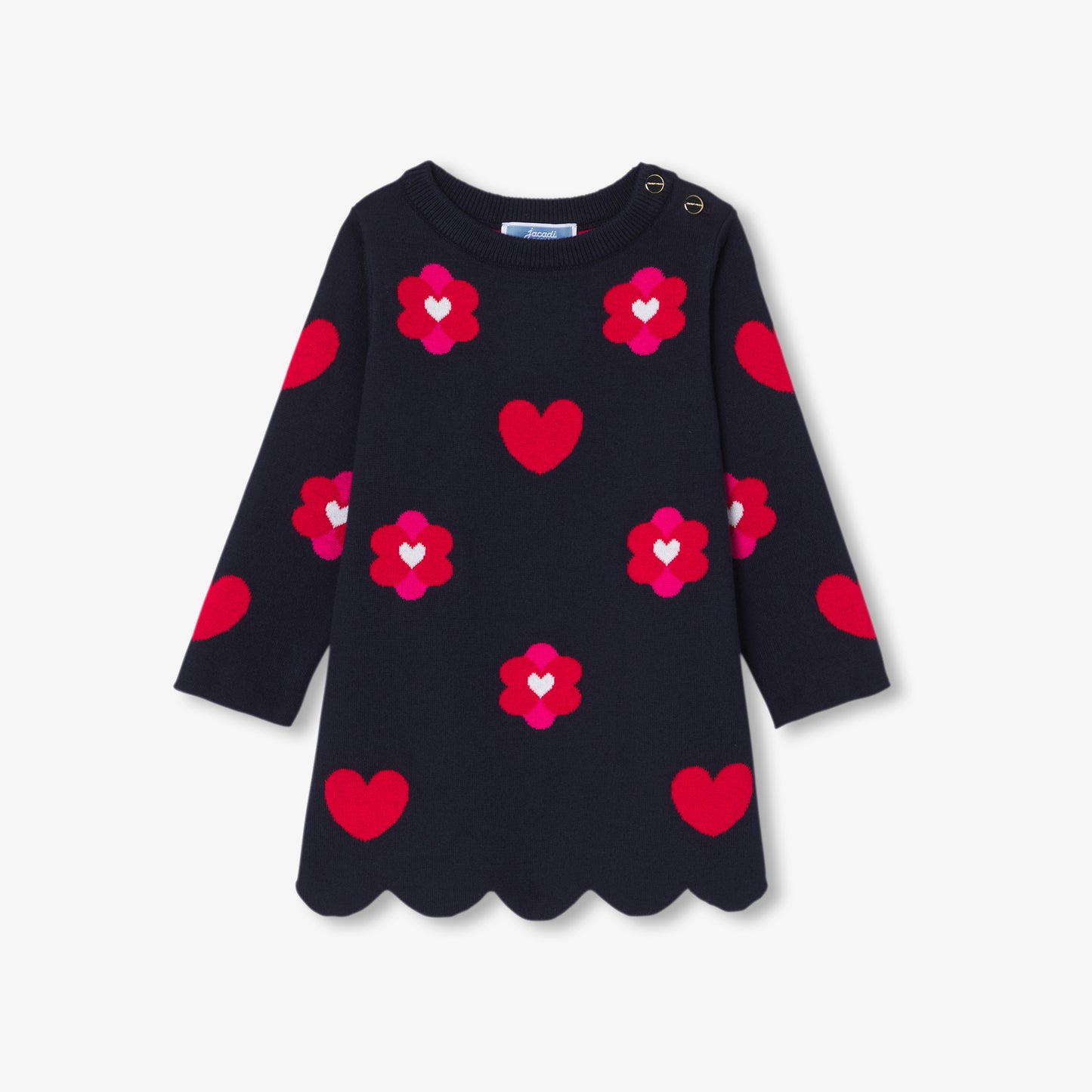 ジャカディ  jacadi  ワンピース 18M 18カ月 81cm Jacadi - jacadi ジャカディ 丸襟ワンピース 水色ワンピース(18M