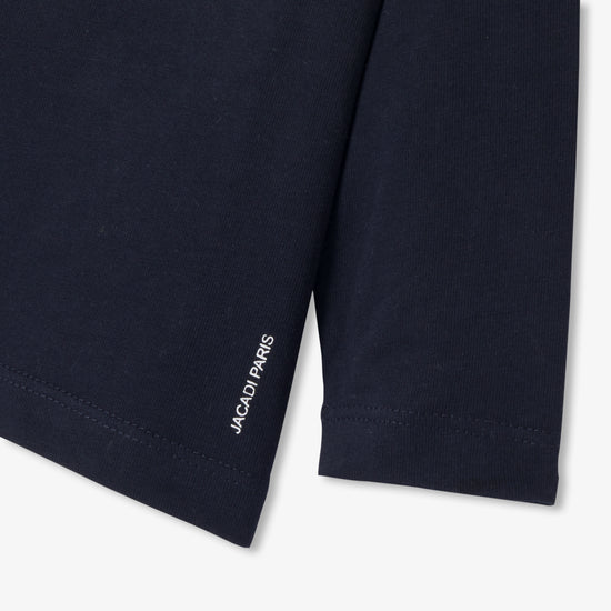 プリント入り長袖Tシャツ