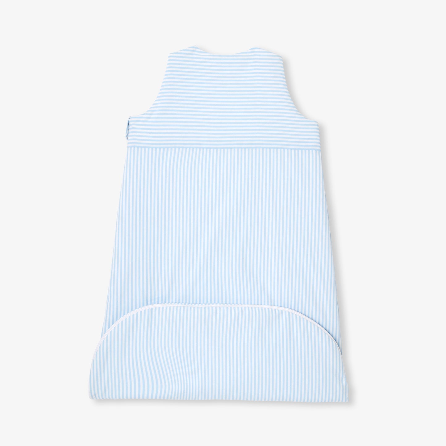 【長さ調整可能】手刺しゅう入りストライプ柄スリーパー