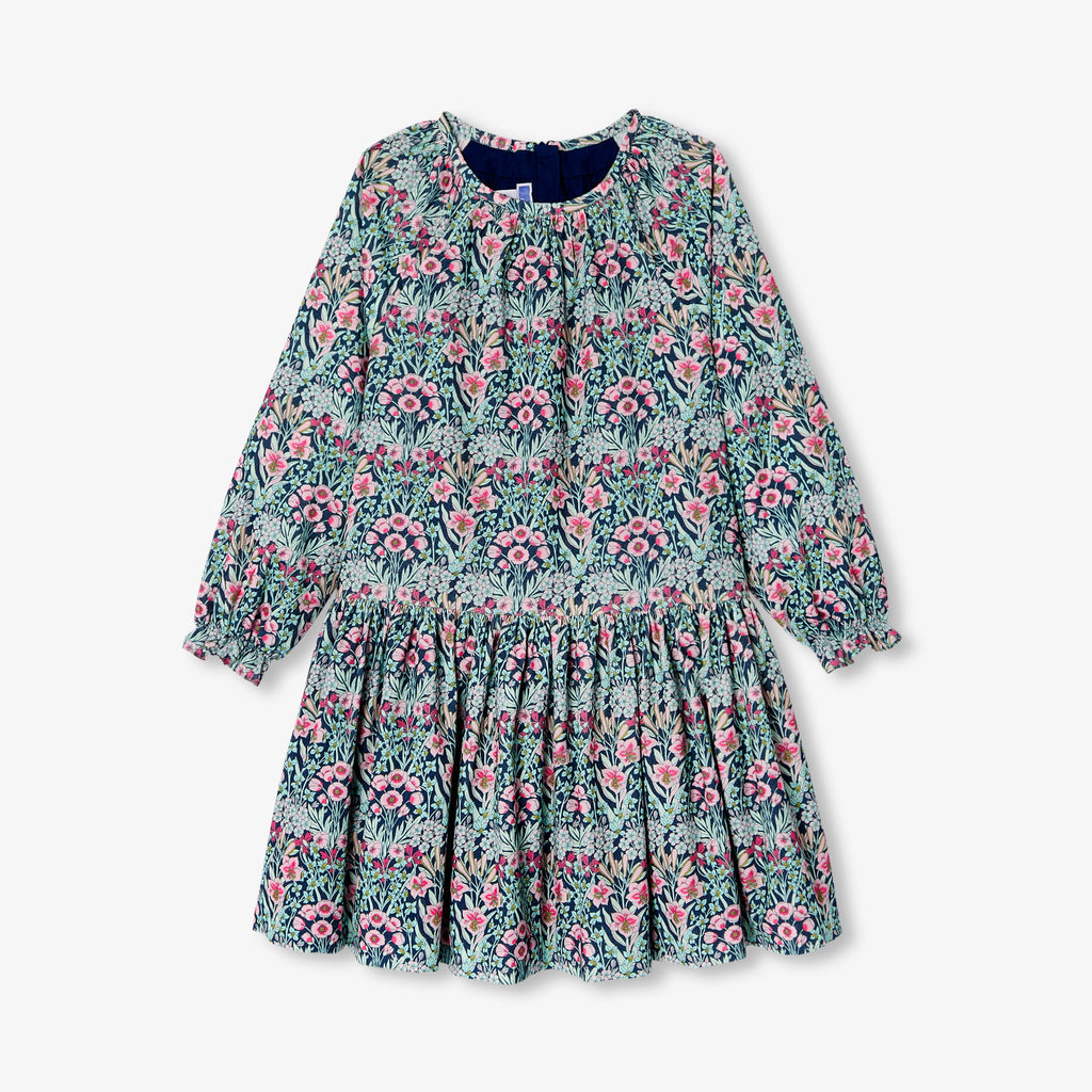 ジャカディJacadi超美品 リバティ ワンピース リバティプリントワンピース | | Jacadi Paris＜ジャカディ