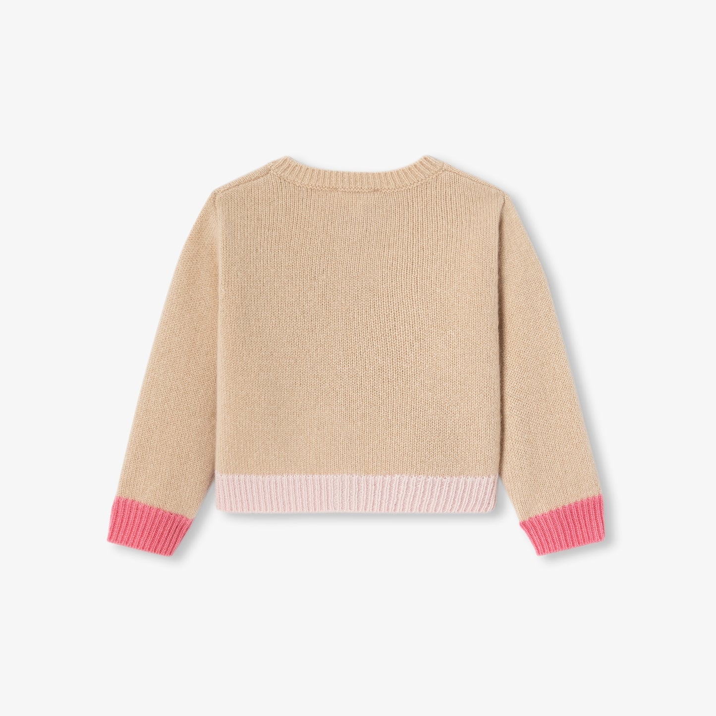 カシミヤカーディガン。