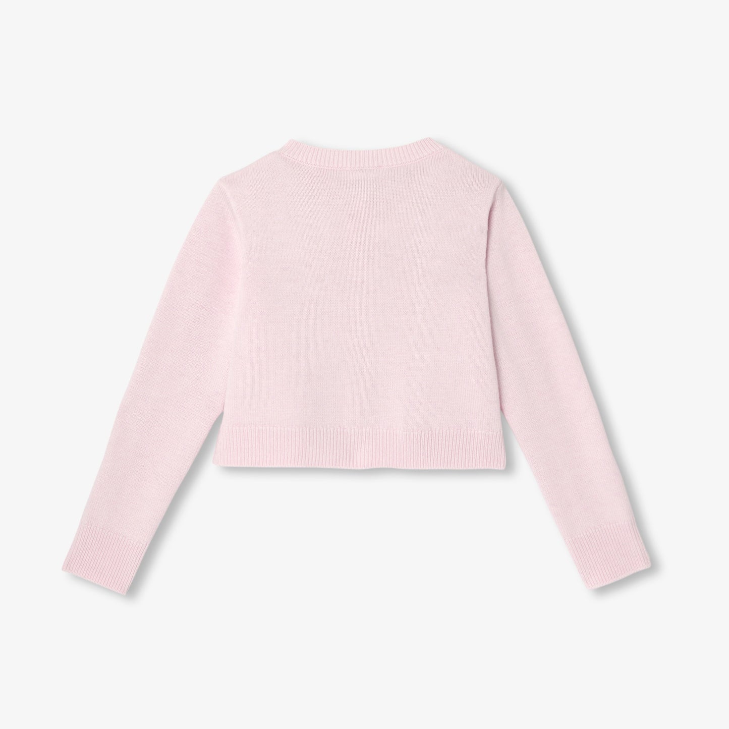 花型ボタン付きカーディガン