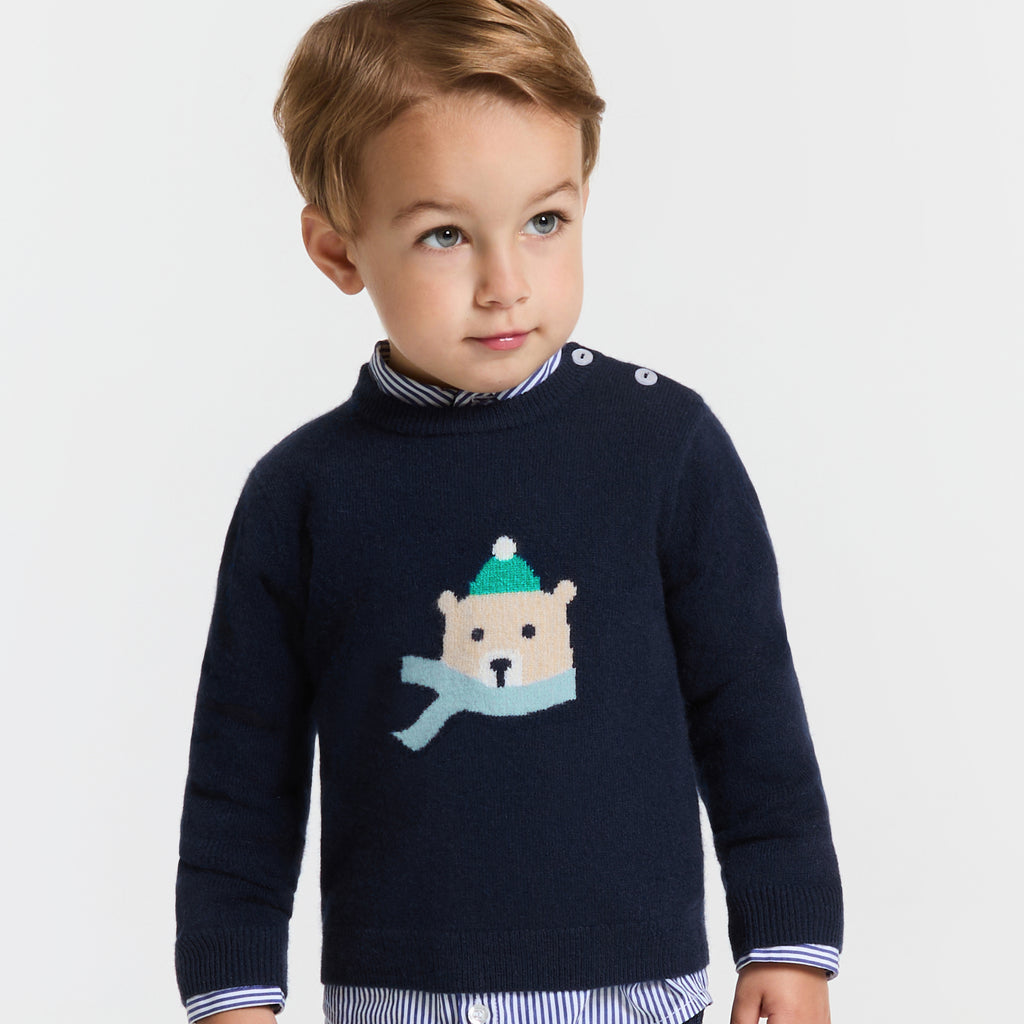 テディベア柄セーター | | Jacadi Paris＜ジャカディ＞日本公式