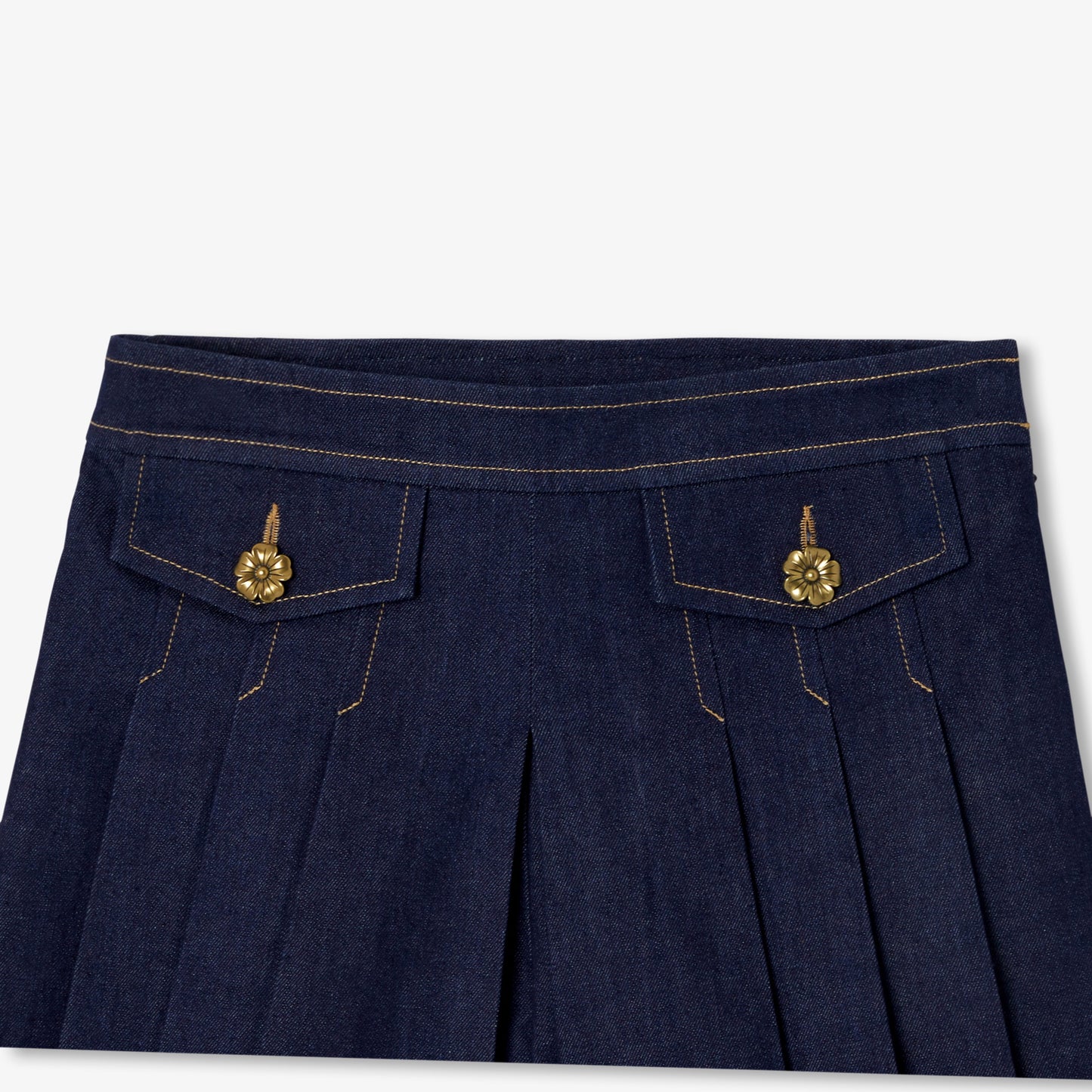 プリーツ入りキュロットスカート