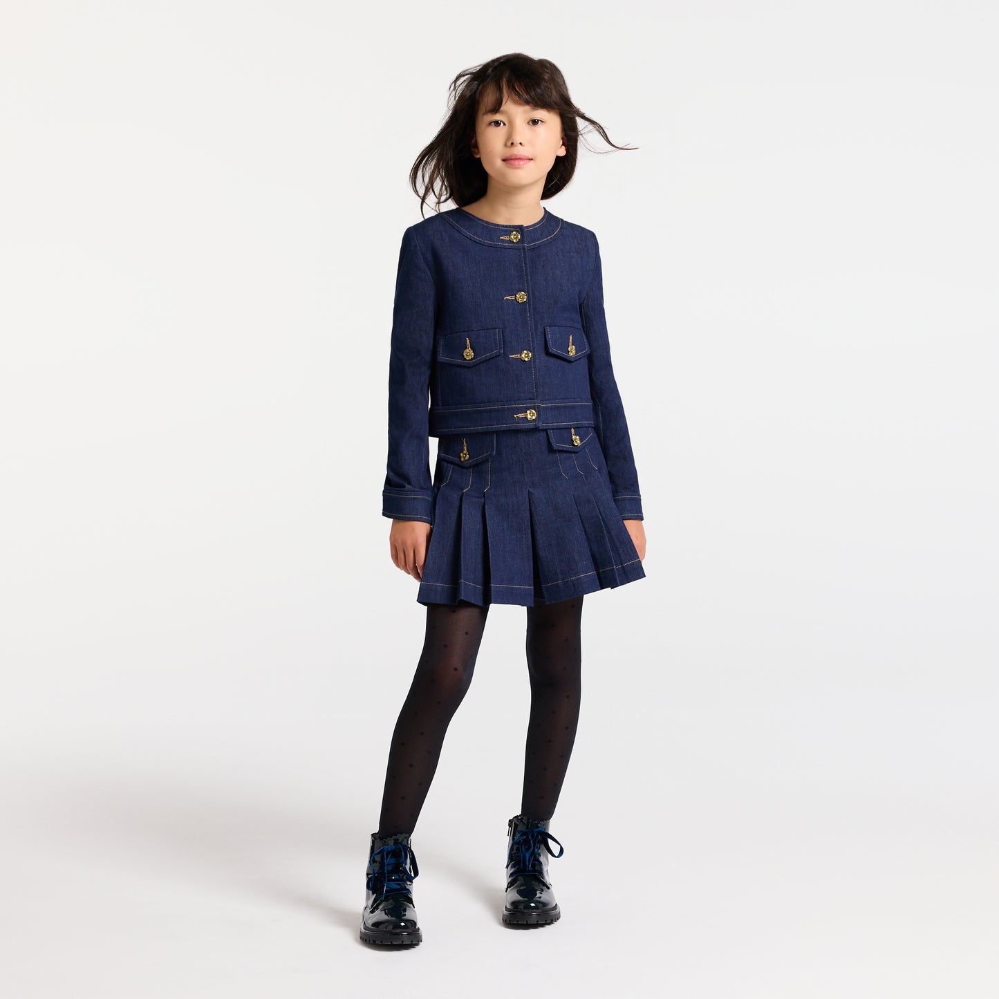 クロップド丈ジャケット