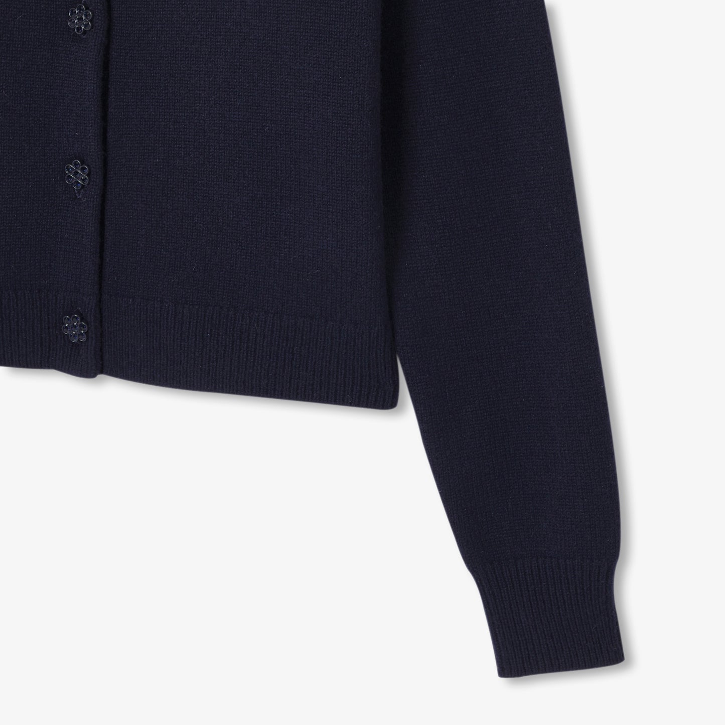 ビジューボタンカーディガン