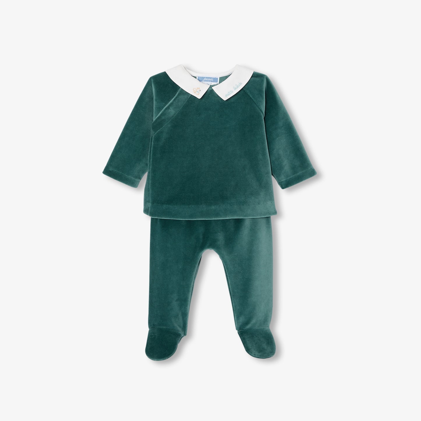 ベロア調生地アンサンブル