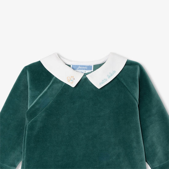 ベロア調生地アンサンブル