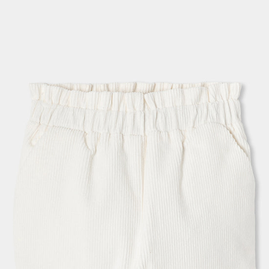 ベロア調生地パンツ