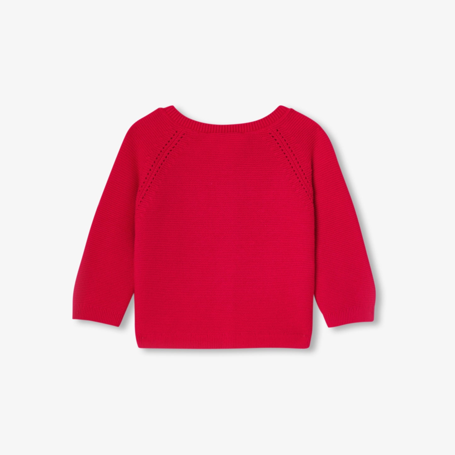 ガーター編みカーディガン