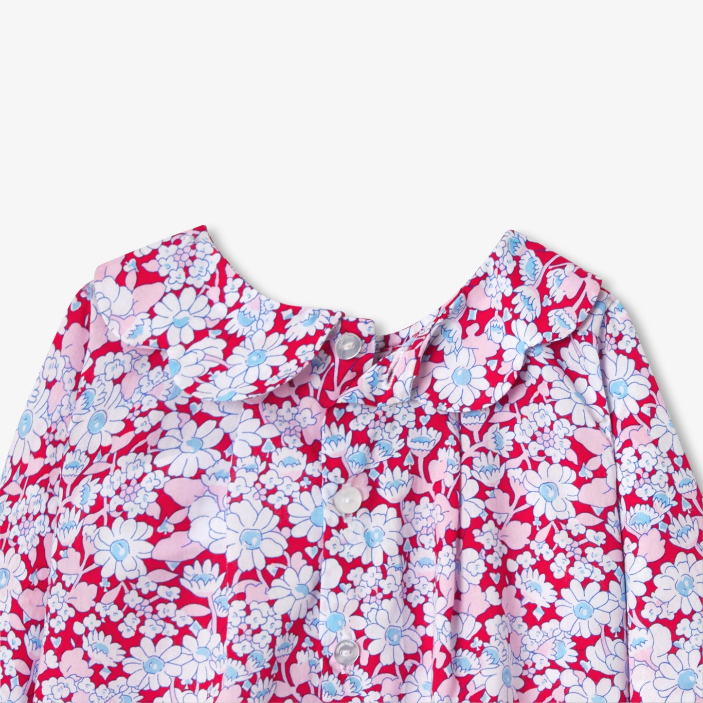 リバティプリントブラウス