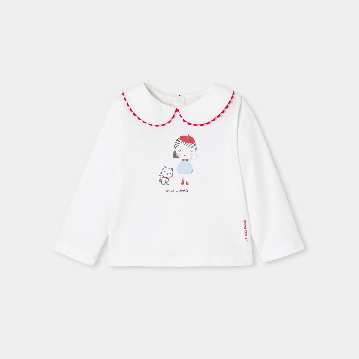 長袖コットンTシャツ