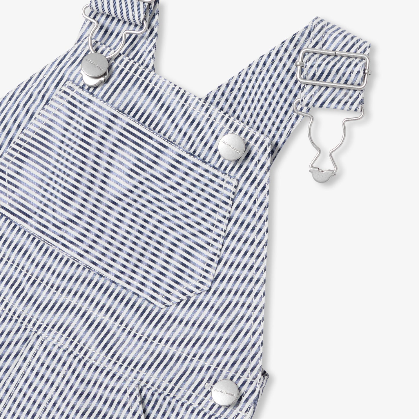 ストライプ柄サロペット