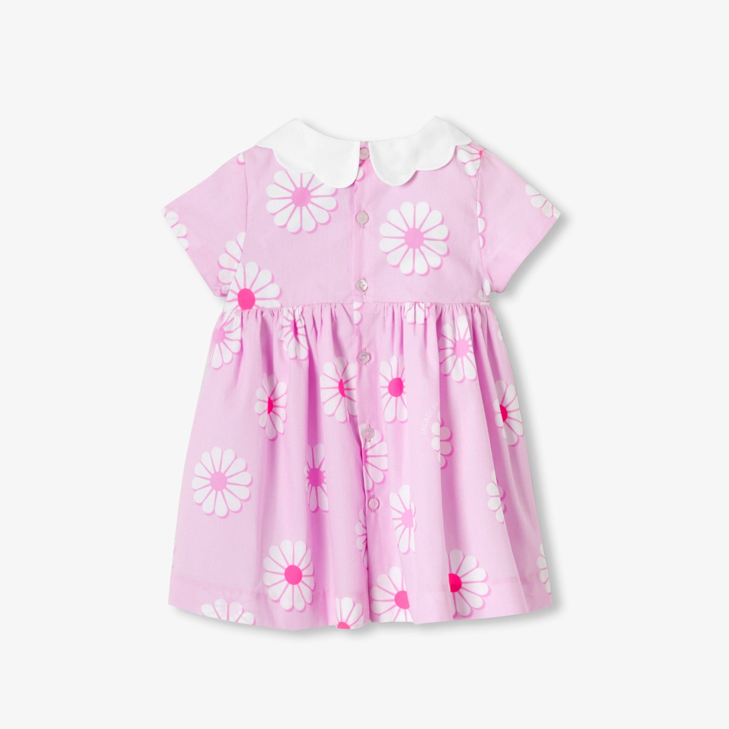 スカラップカラーワンピース