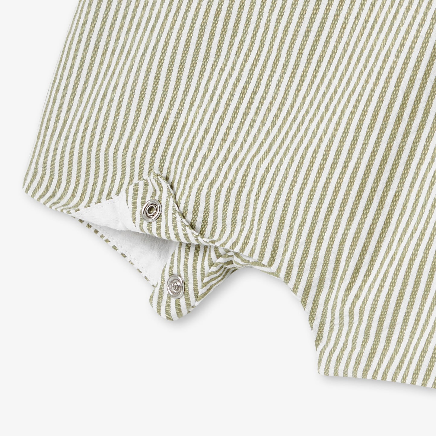 ストライプ柄コットンサロペット