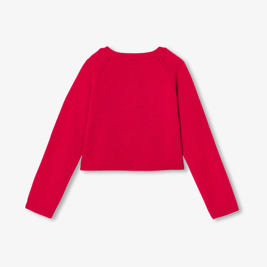 ショート丈カーディガン