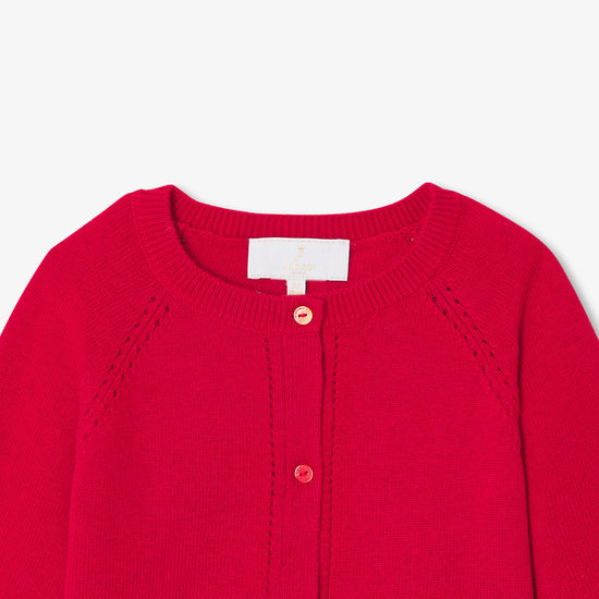 ショート丈カーディガン