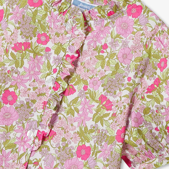 jacadi ジャカディ　リバティ柄　シャツ リバティブラウス | | Jacadi Paris＜ジャカディ＞日本公式オンライン