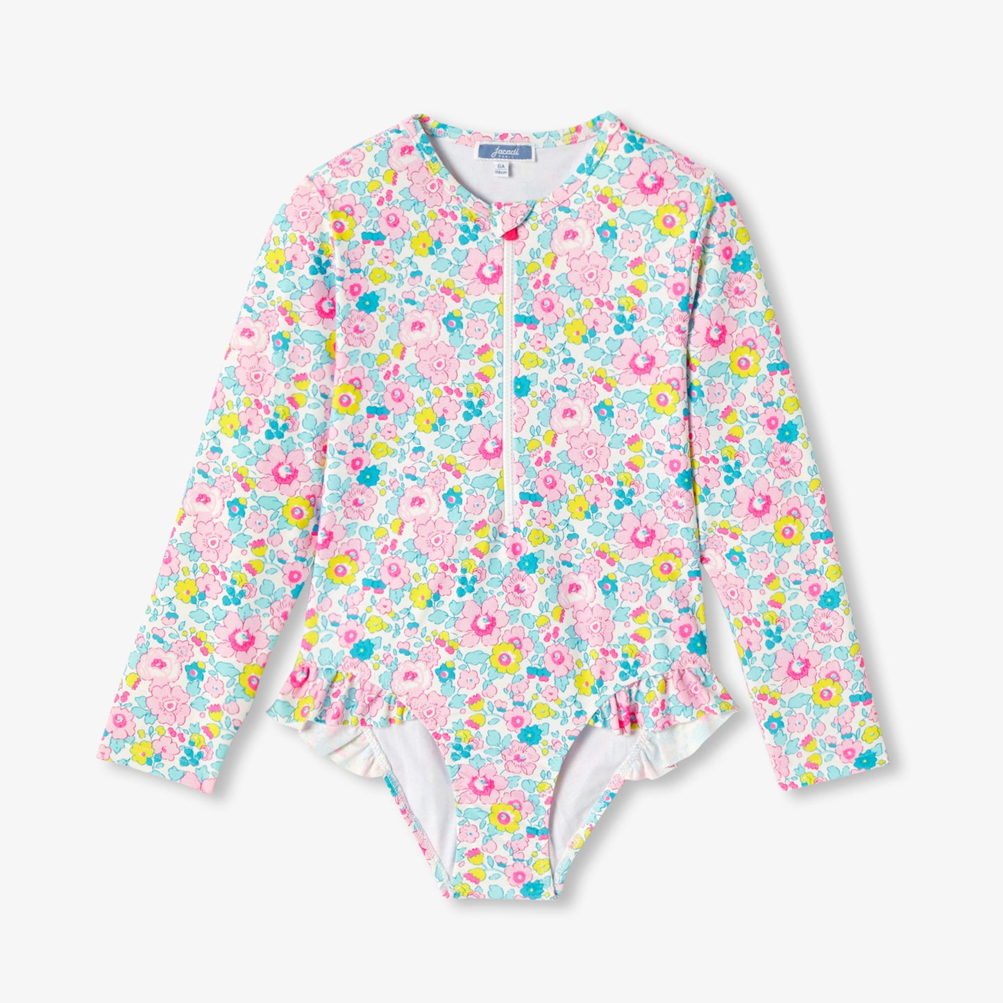 リバティプリント長袖水着