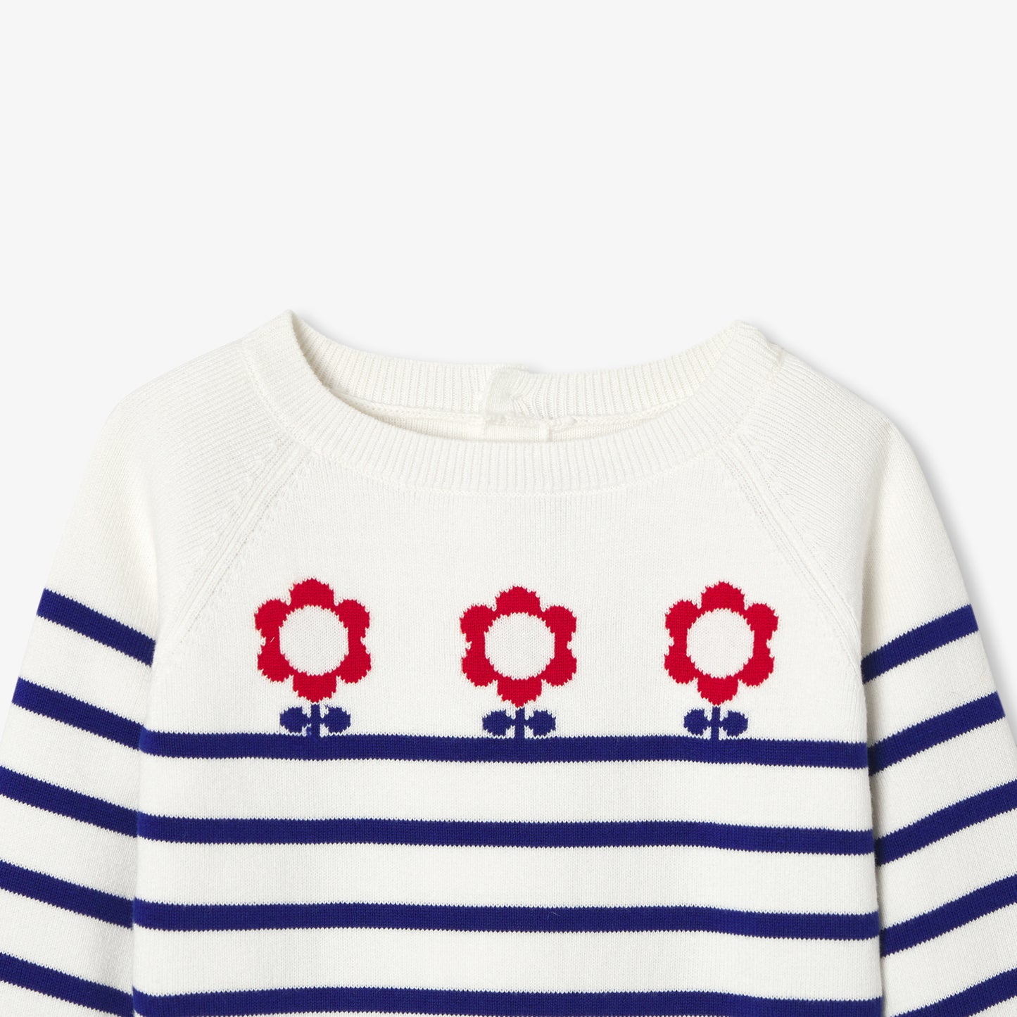 フラワーモチーフセーター