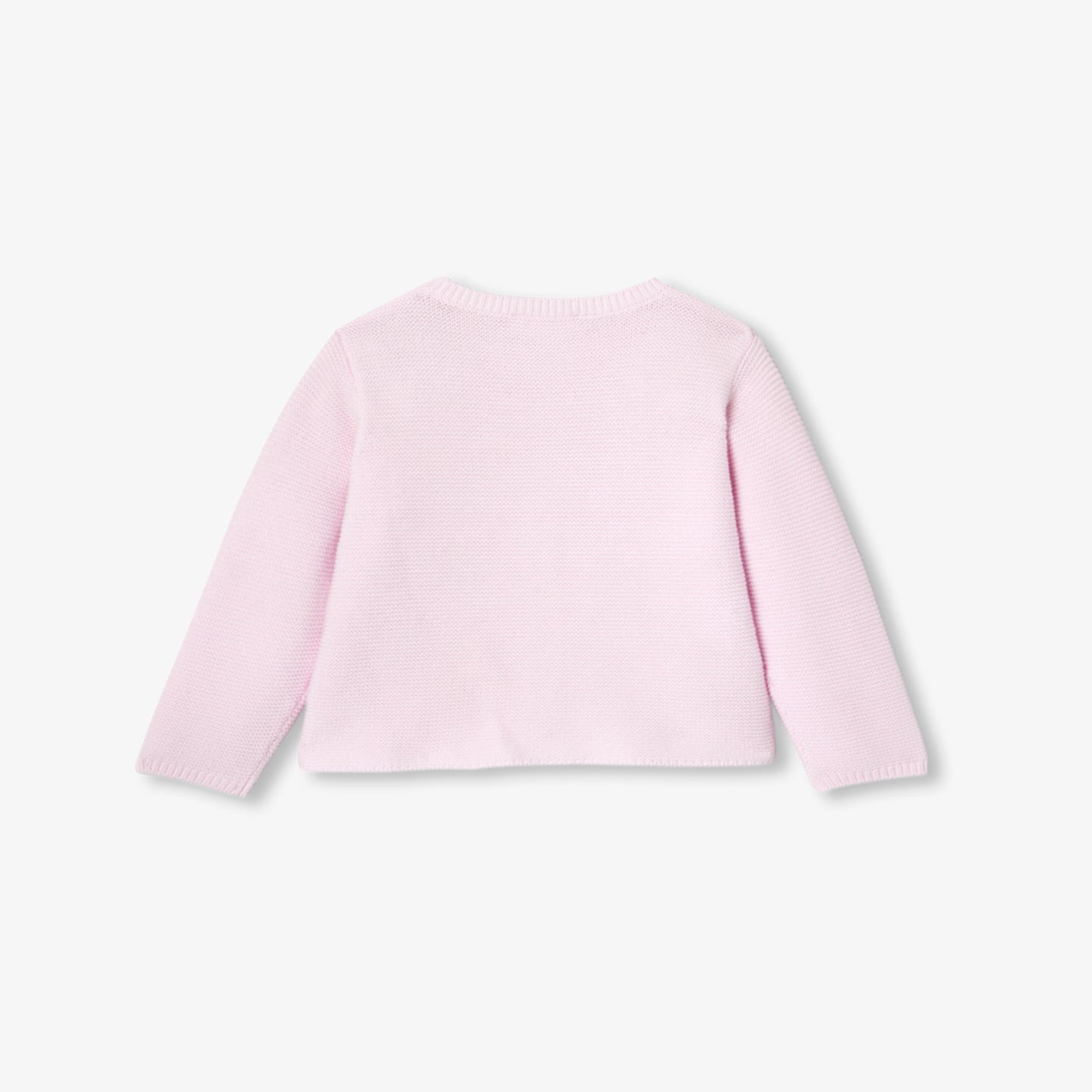 ガーター編みニットカーディガン