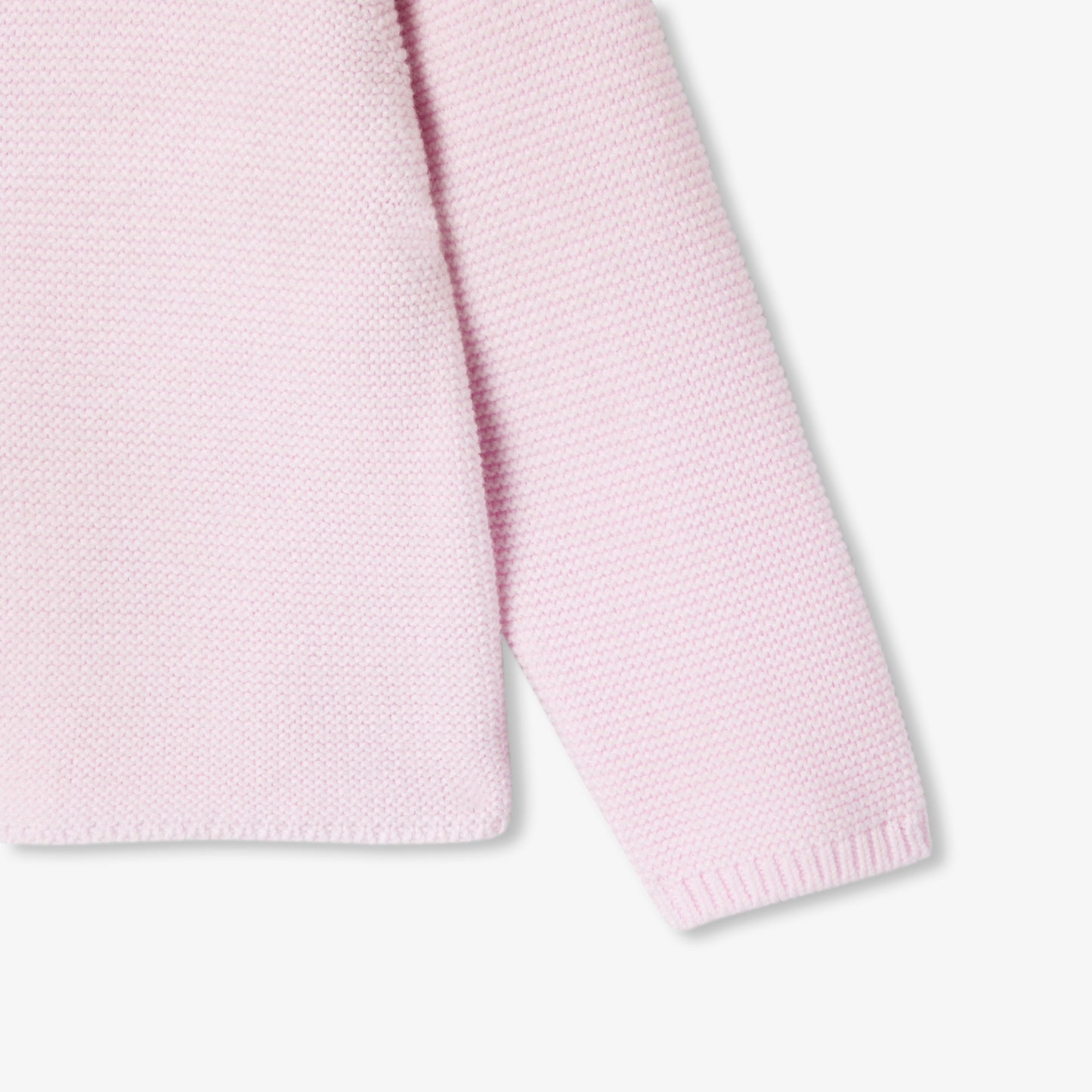 ガーター編みニットカーディガン