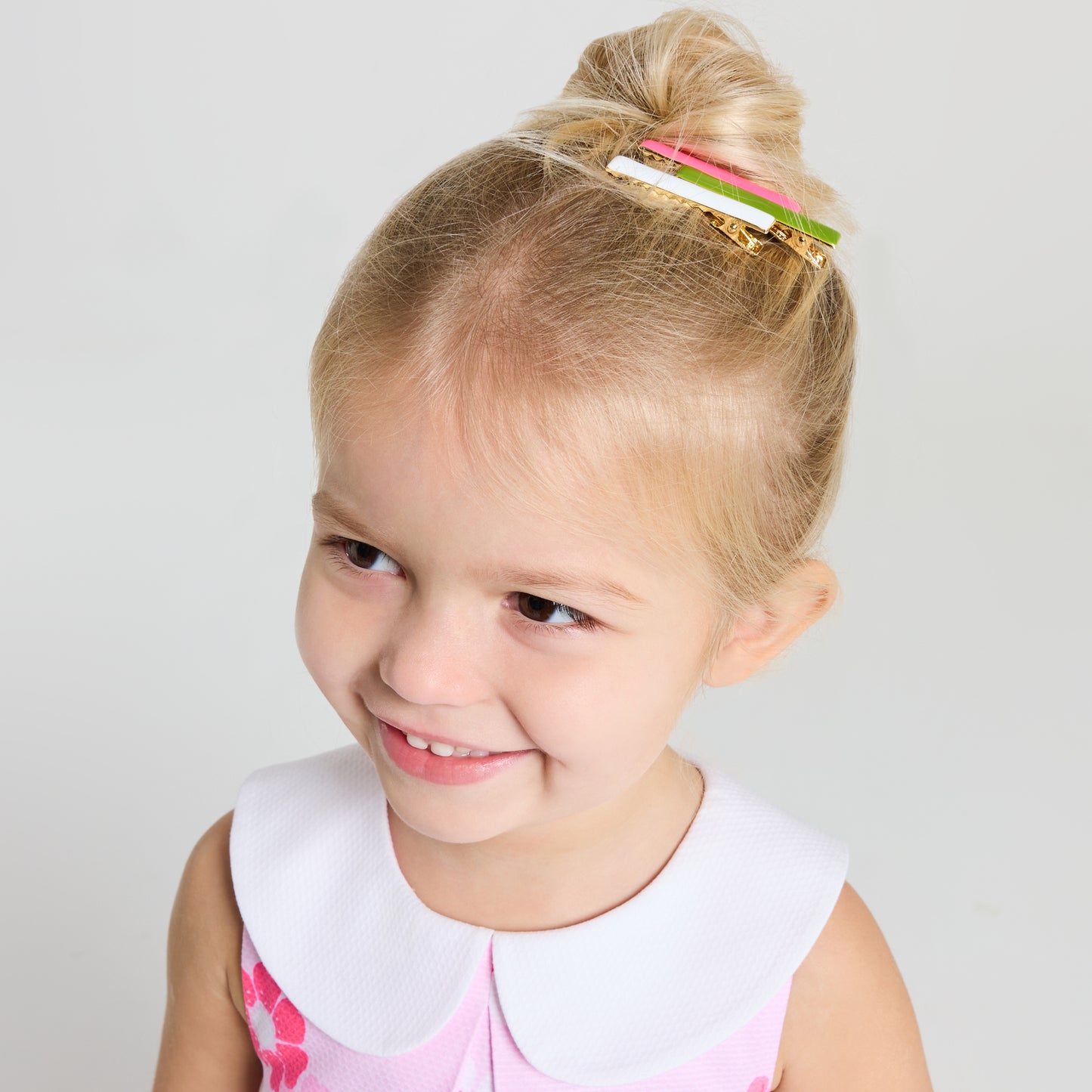 メタルヘアクリップ4個セット