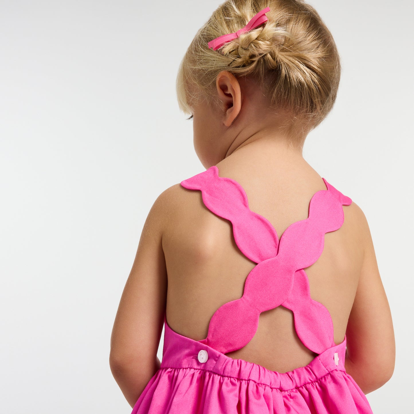 スカラップストラップワンピース