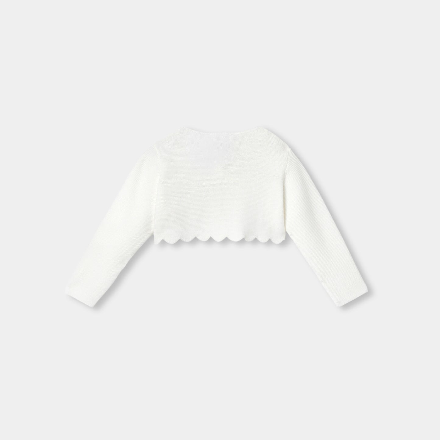 ガーター編みボレロ