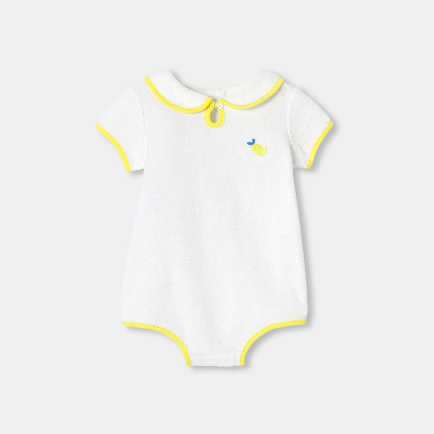 【未使用】jacadiジャカディスカラップ襟 白と黄色のロンパース75cm 商品 | Jacadi Paris＜ジャカディ＞日本公式オンラインストア