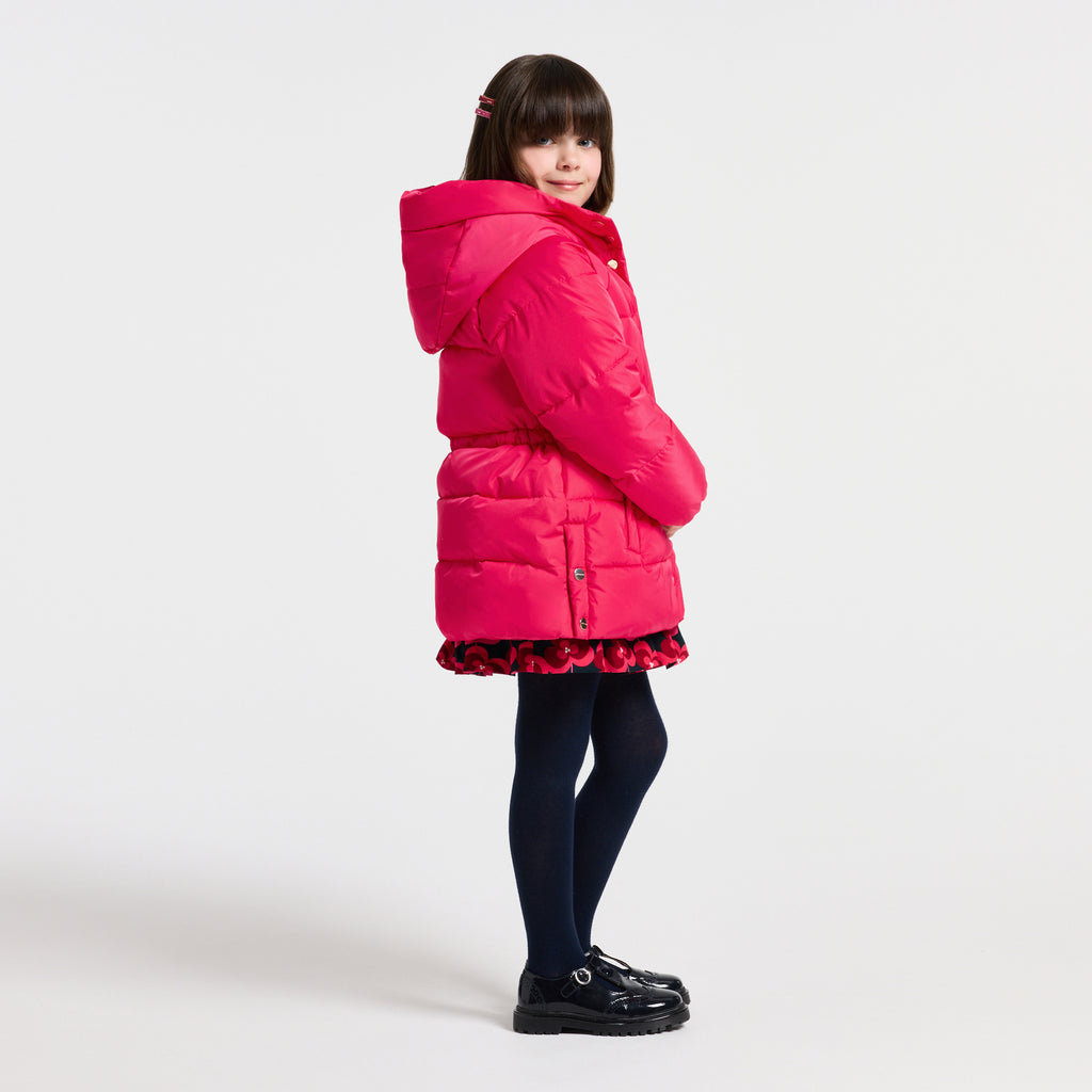 美品 ジャカディ ウールコート 赤ファー付 フード付 3way 128cm 8A 中綿入りジャケット | GIRL | Jacadi Paris＜ジャカディ＞日本公式