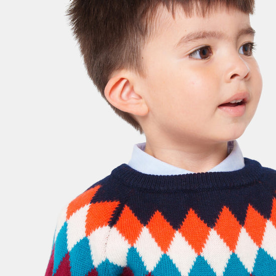 PALLAS - ジャガード織デザインセーター