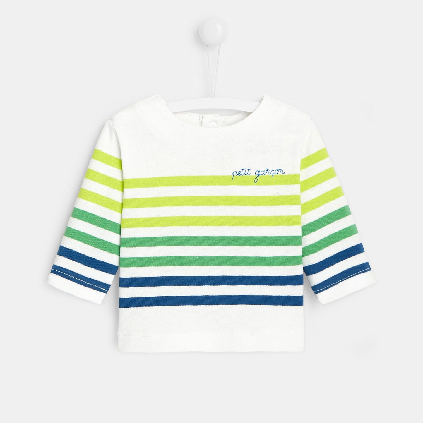 セーラーストライプ長袖Tシャツ