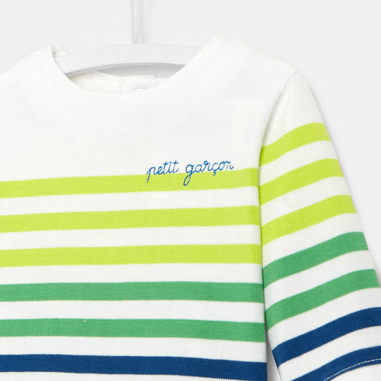 セーラーストライプ長袖Tシャツ