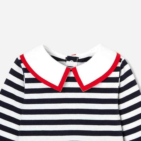 セーラーストライプ長袖Tシャツ