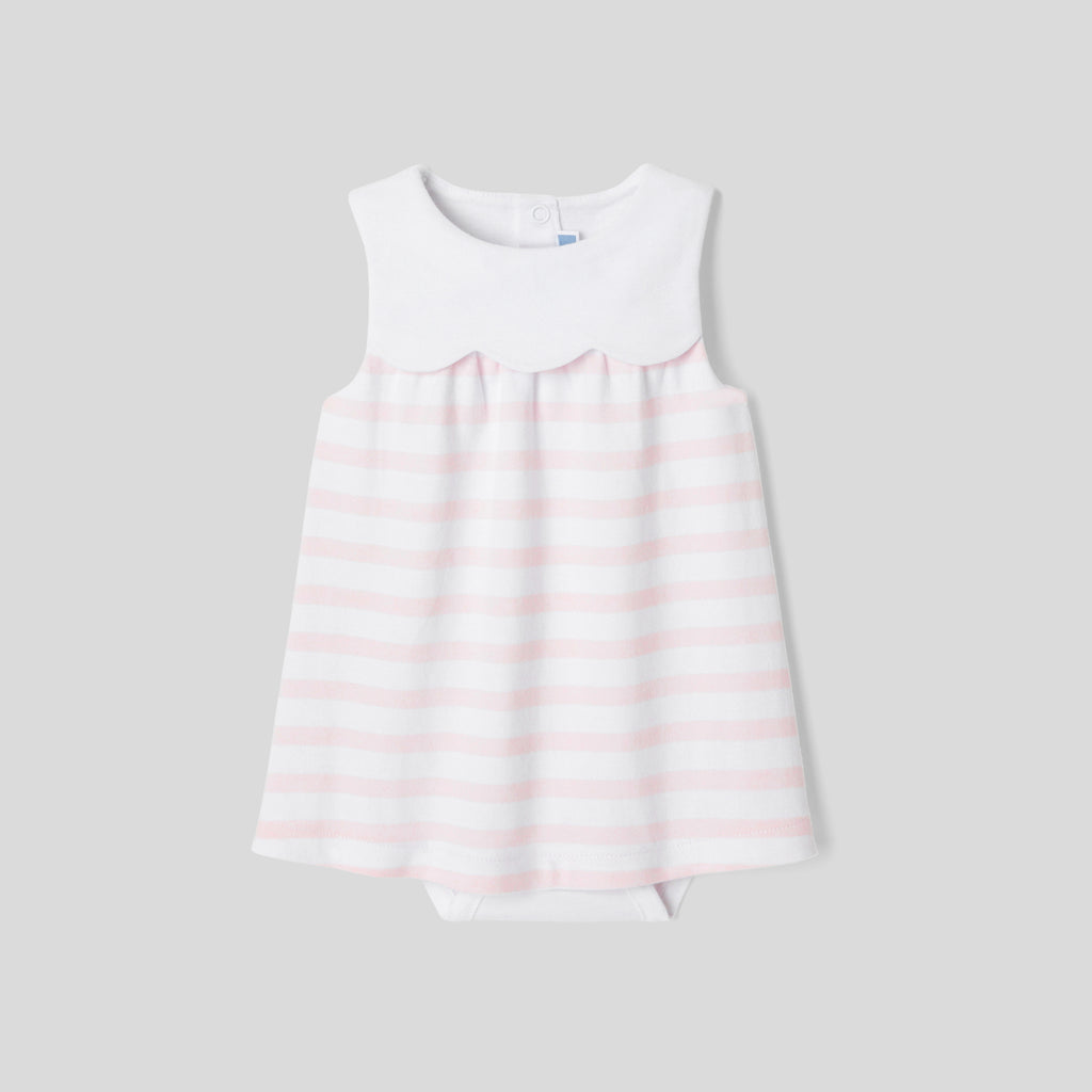 2025新品　Jacadi ストライプワンピース　5A 2025新品 Jacadi ストライプワンピース 5A Jacadi（ストライプ