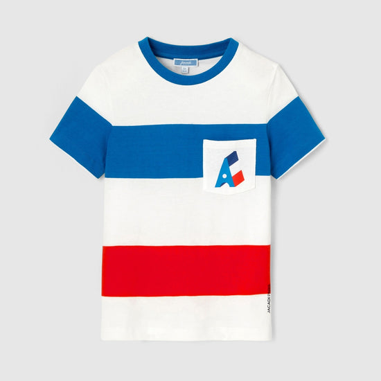 DANDY - ワイドストライプ半袖Tシャツ